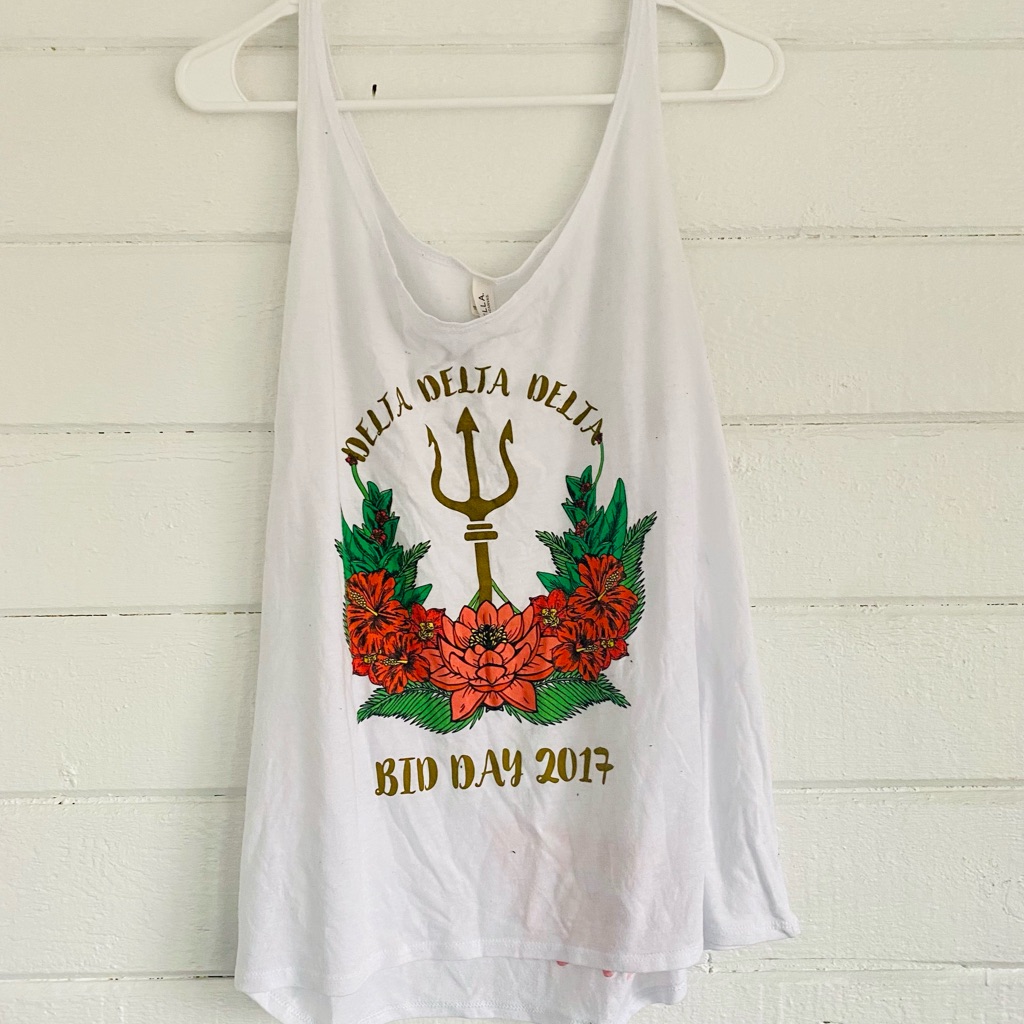 Tridelt Tank Top Delta Delta Delta  Tri Delta  Sorority